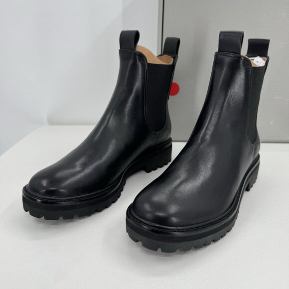 Everlane The Lug Chelsea Boot in Black size 8 Women's Leather Ankle Chunky Sole - Picture 3 of 16